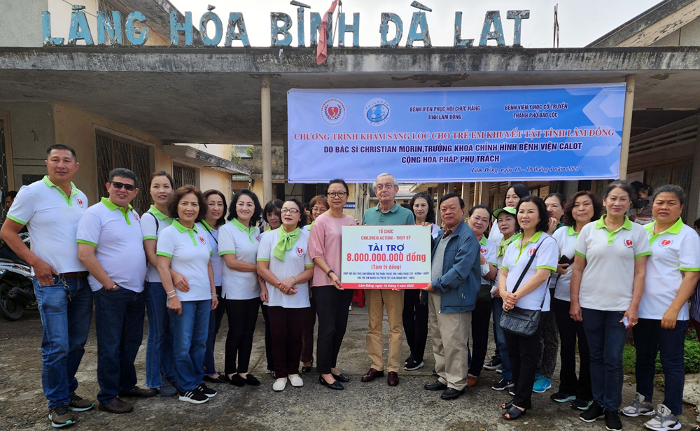 Tổ chức Children Action (Thụy Sĩ) tài trợ 8 tỷ đồng để mổ tim cho trẻ em và phẫu thuật chỉnh hình cho trẻ khuyết tật