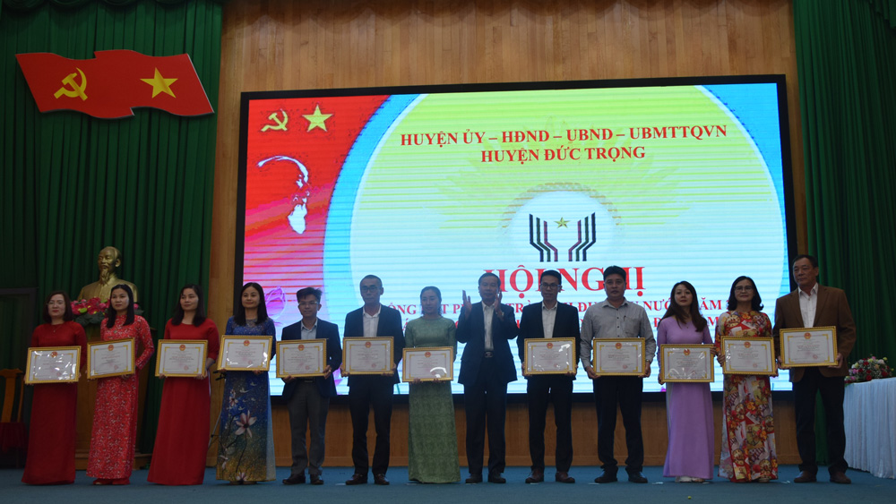 Đức Trọng tổng kết phong trào thi đua yêu nước năm 2022