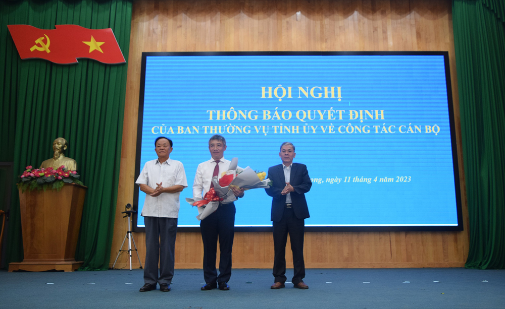 Đồng chí Bùi Sơn Điền được điều động giữ chức vụ Bí thư Huyện ủy Đức Trọng