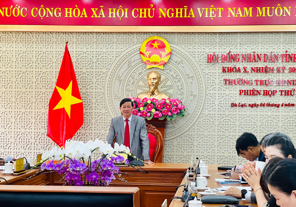 Thường trực HĐND tỉnh tổ chức phiên họp thứ 16