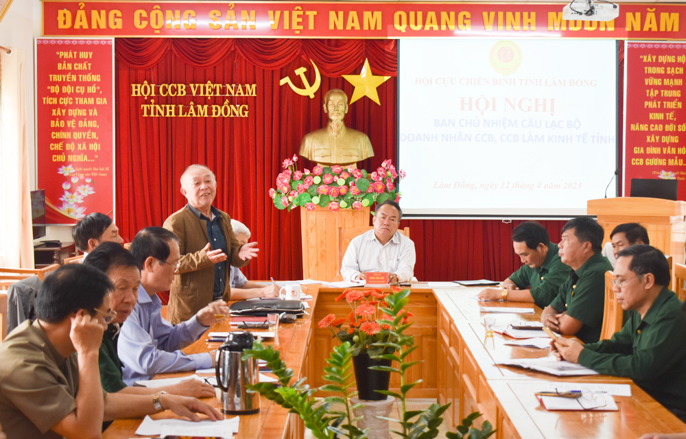 Đảm bảo Đại hội CLB Doanh nhân CCB, CCB làm kinh tế tỉnh Lâm Đồng diễn ra thành công