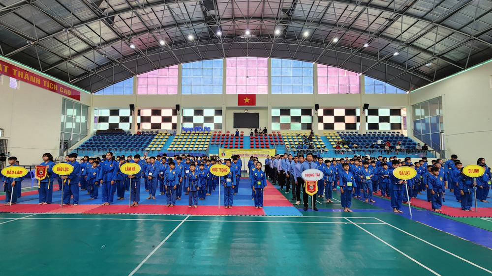 Trên 300 VĐV tranh tài tại Giải Vovinam toàn tỉnh 2023