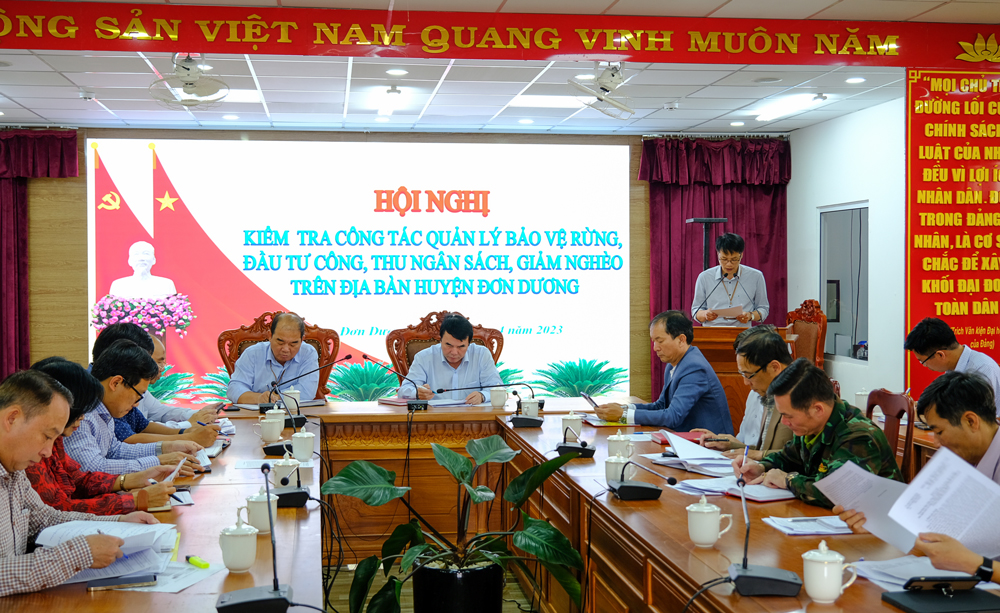 Phó Chủ tịch UBND tỉnh Lâm Đồng Phạm S làm việc tại huyện Đơn Dương