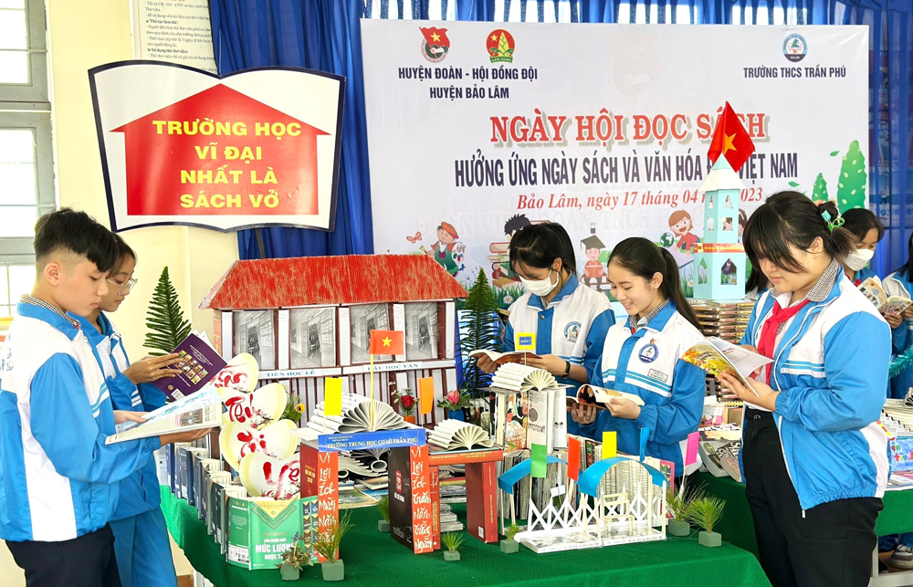 Bảo Lâm: Tổ chức Ngày hội Sách dành cho học sinh