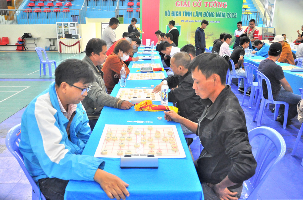 Trên 50 kỳ thủ tranh tài tại Giải cờ tướng vô địch toàn tỉnh năm 2023