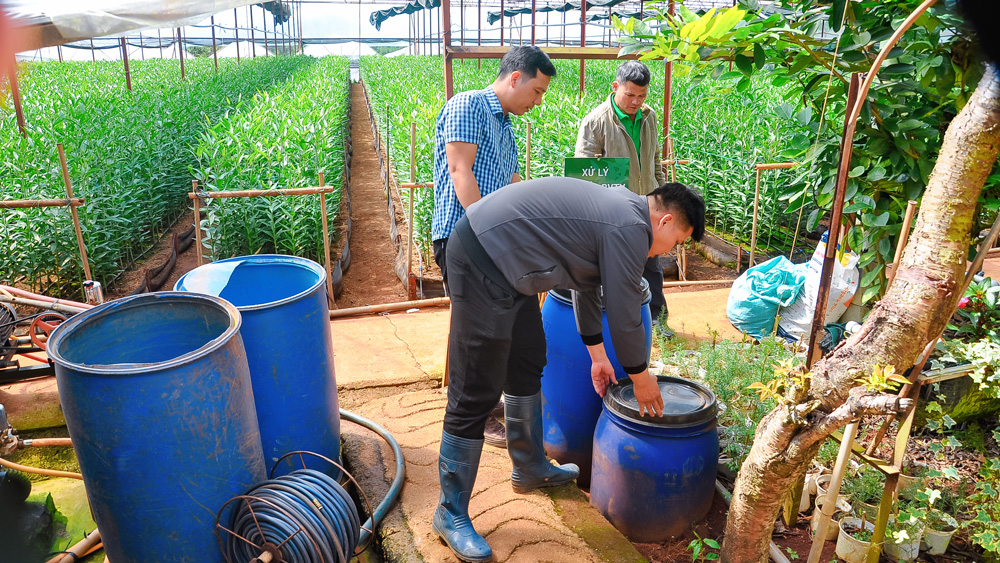 Để khu vườn sản xuất luôn ''xanh, sạch, đẹp và an toàn''