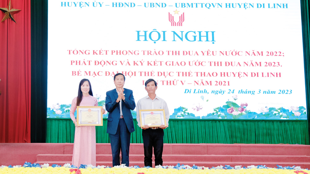 Di Linh thúc đẩy phong trào thi đua để phát triển kinh tế - xã hội