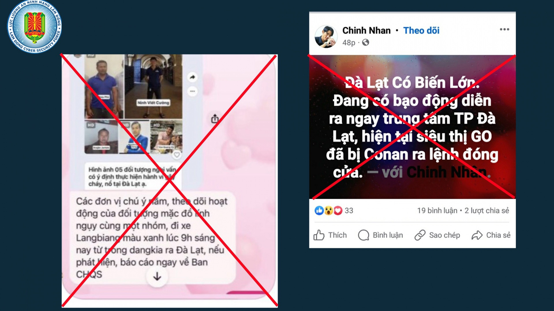Công an triệu tập các trường hợp đăng tải thông tin sai sự thật “Đà Lạt có biến lớn, bạo động”