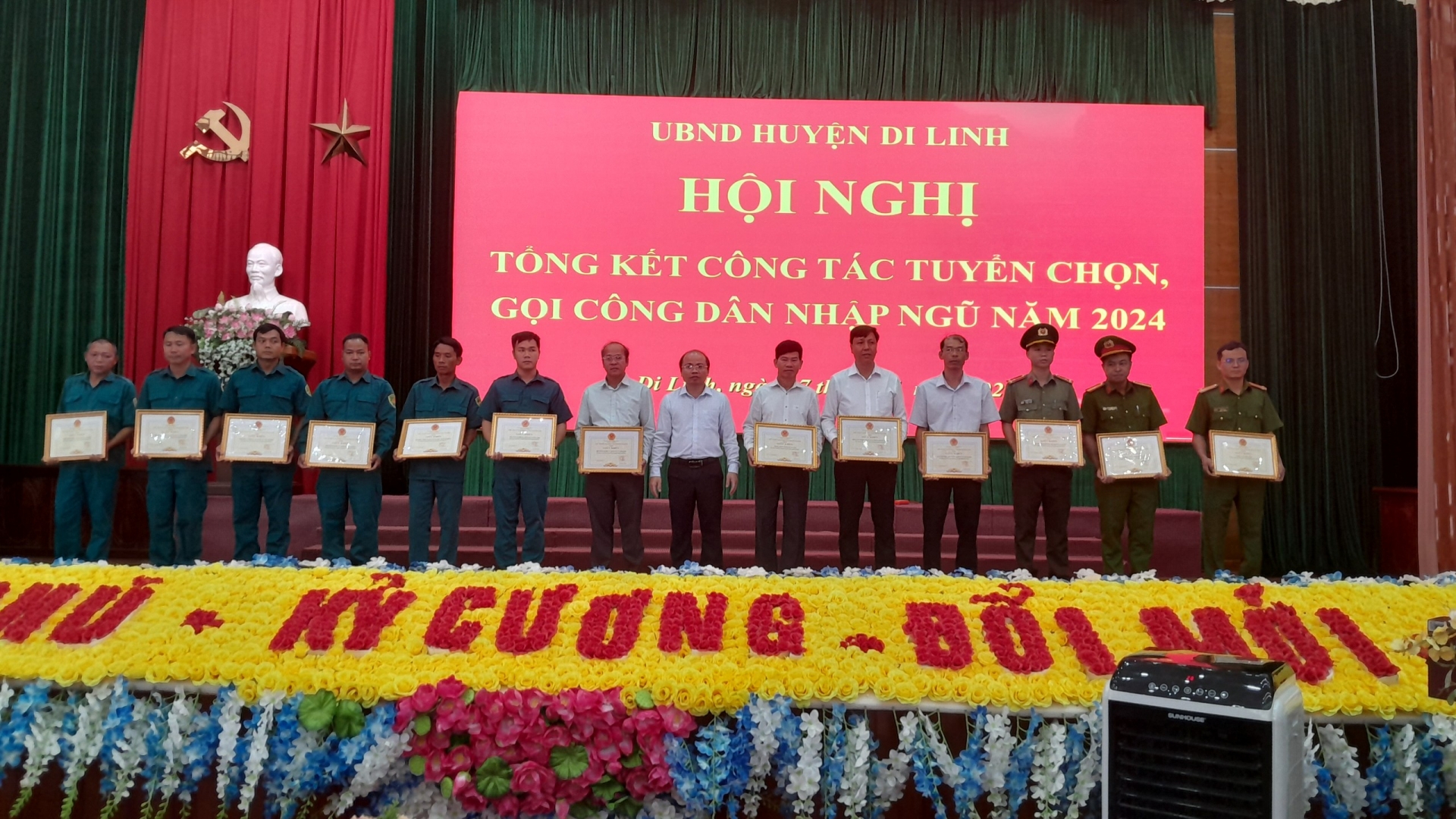Di Linh: Tổng kết công tác tuyển chọn, gọi công dân nhập ngũ năm 2024