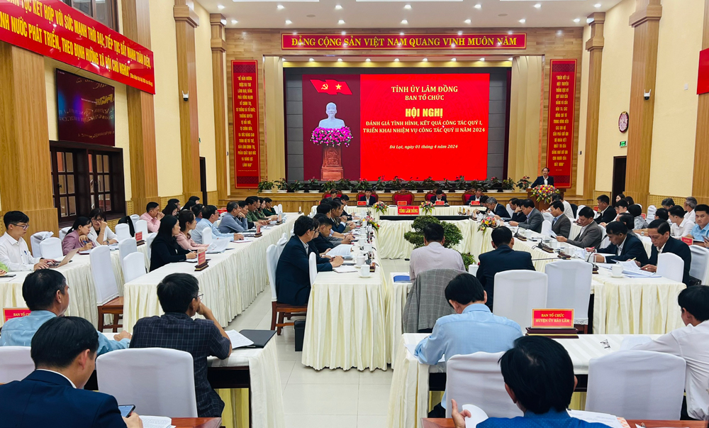 Đánh giá kết quả xây dựng Đảng quý I, triển khai nhiệm vụ quý II năm 2024