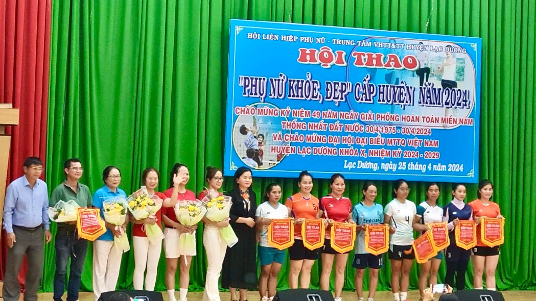 Lạc Dương: Hơn 200 vận động viên tham gia hội thao Phụ nữ Khỏe - Đẹp