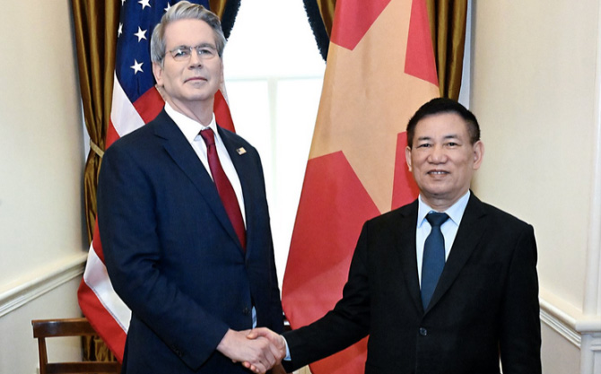 Bộ trưởng Tài chính Hoa Kỳ nói về việc bắt đầu thảo luận chính thức về thương mại đối ứng với Việt Nam