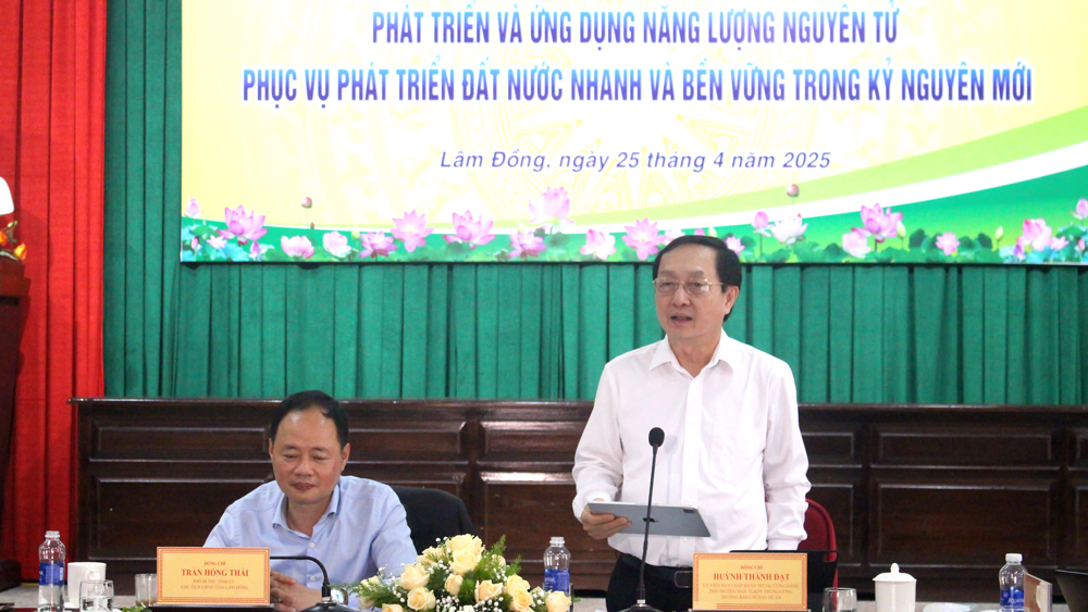Phát triển và ứng dụng năng lượng nguyên tử phục vụ phát triển đất nước nhanh và bền vững trong kỷ nguyên mới