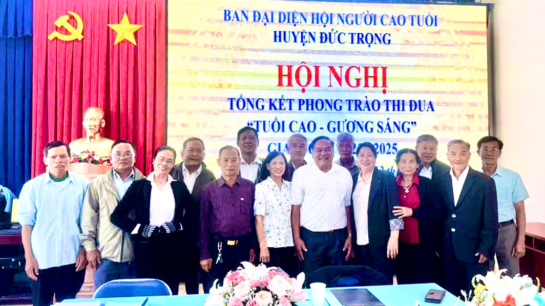 Hội Người cao tuổi Đức Trọng tổng kết Phong trào thi đua Tuổi cao - Gương sáng giai đoạn 2021 - 2025