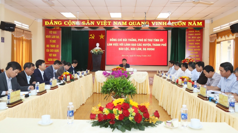 Phó Bí thư Tỉnh ủy Lâm Đồng Bùi Thắng: Sắp xếp, sáp nhập đơn vị hành chính cấp xã phải gắn với chiến lược phát triển lâu dài