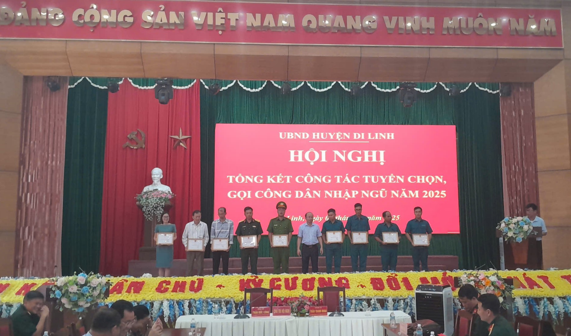 Di Linh: Tổng kết công tác tuyển chọn, gọi công dân nhập ngũ năm 2025