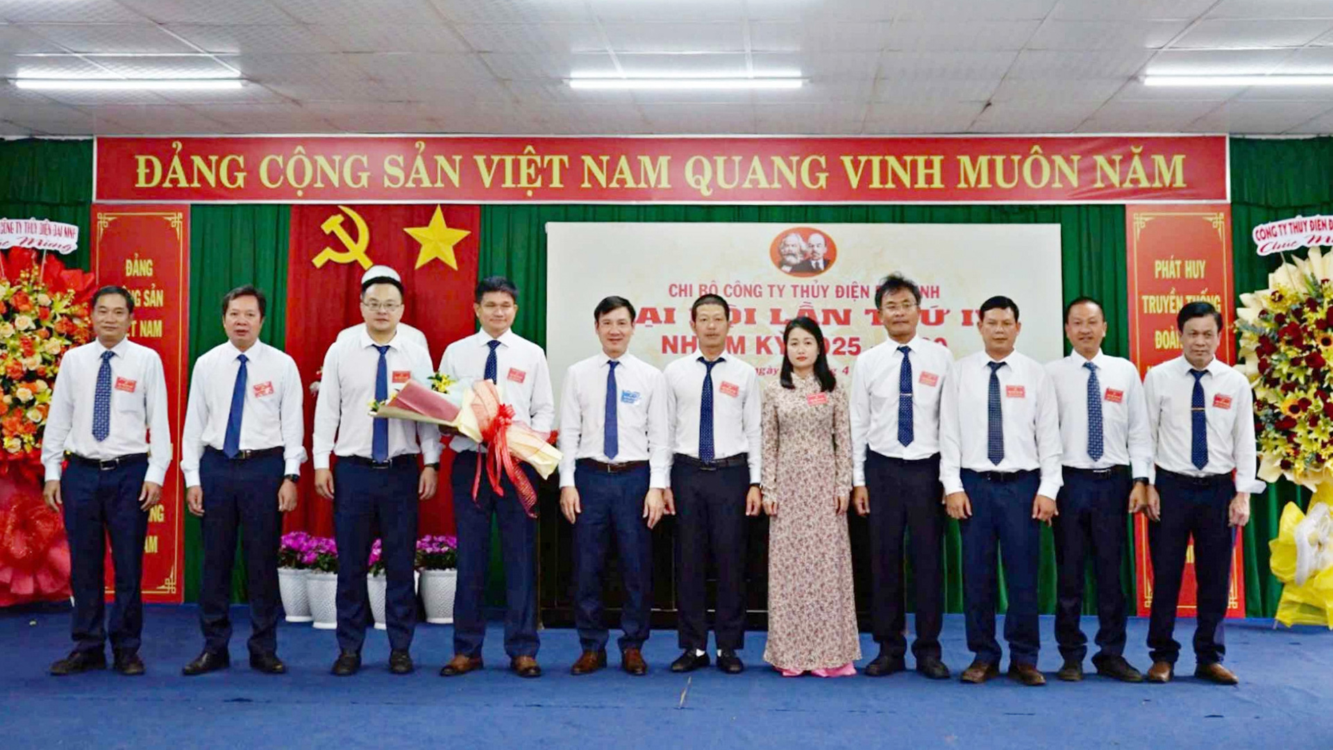 Đại hội Chi bộ Công ty Thuỷ điện Đại Ninh lần thứ IV thành công tốt đẹp