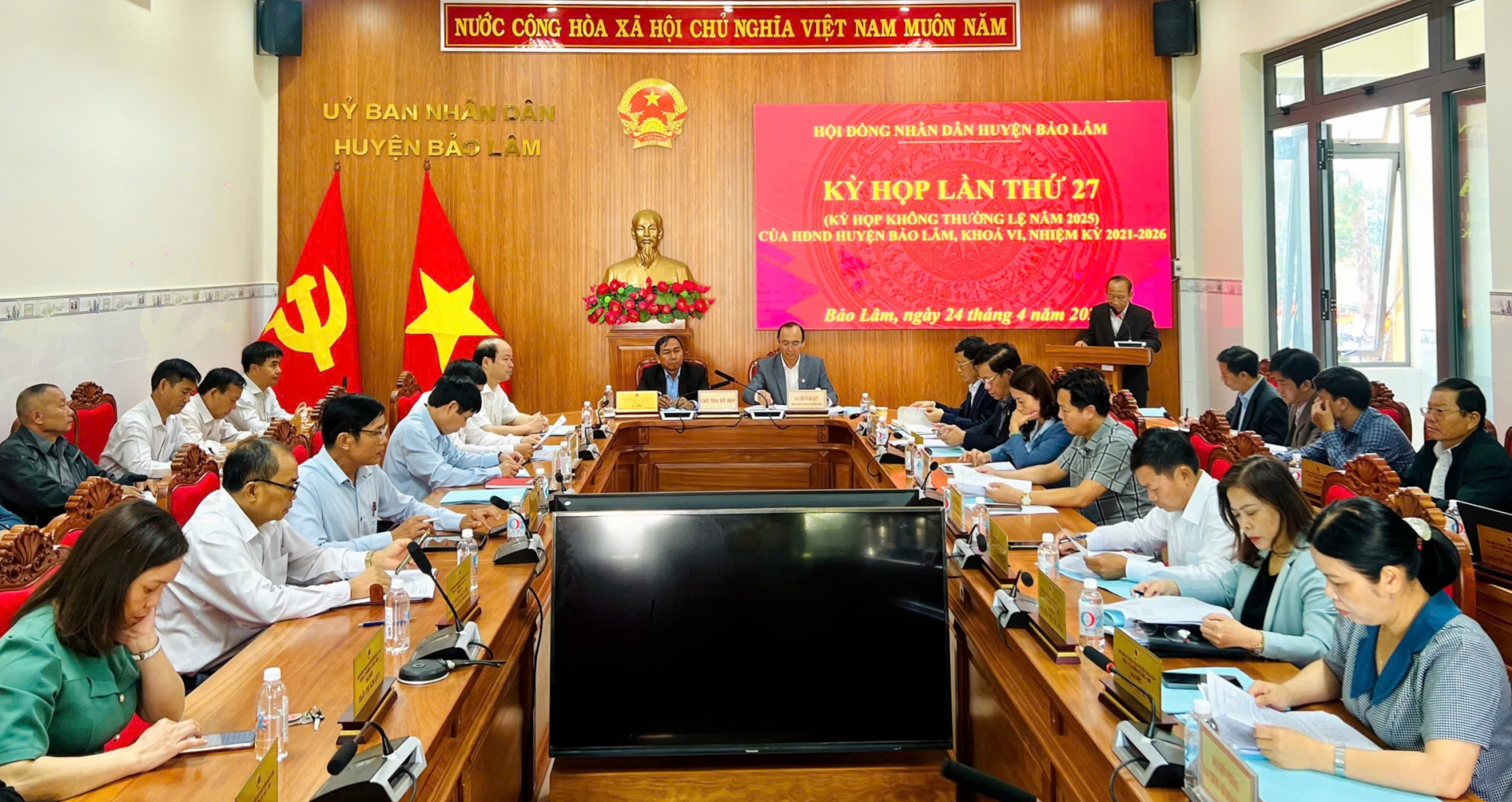 HĐND huyện Bảo Lâm tổ chức kỳ họp lần thứ 27