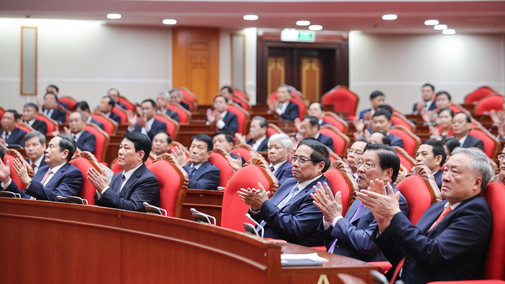 Hội nghị toàn quốc quán triệt Nghị quyết Trung ương 11 được truyền hình trực tiếp trên VTV1 lúc 8 giờ ngày 16/4