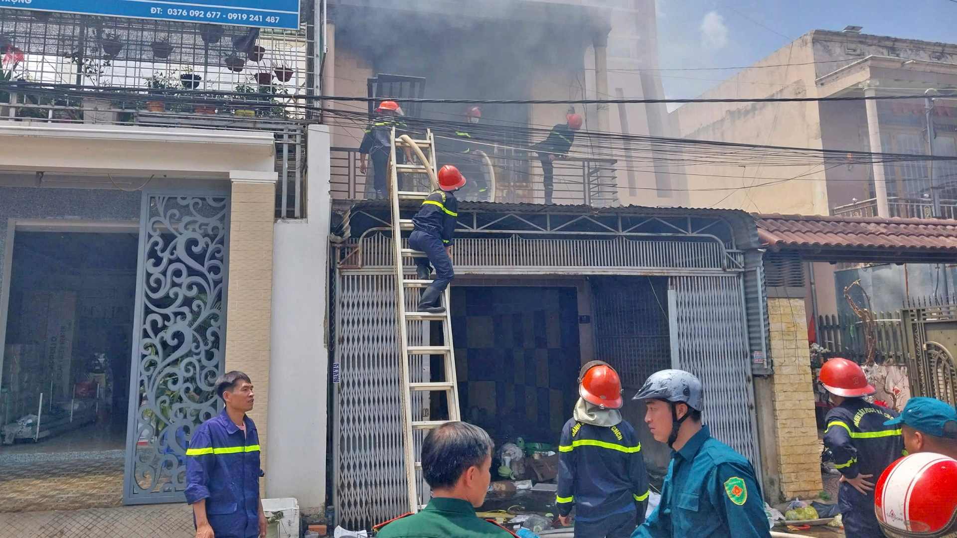Đức Trọng: Kịp thời dập tắt cháy nhà trong khu dân cư