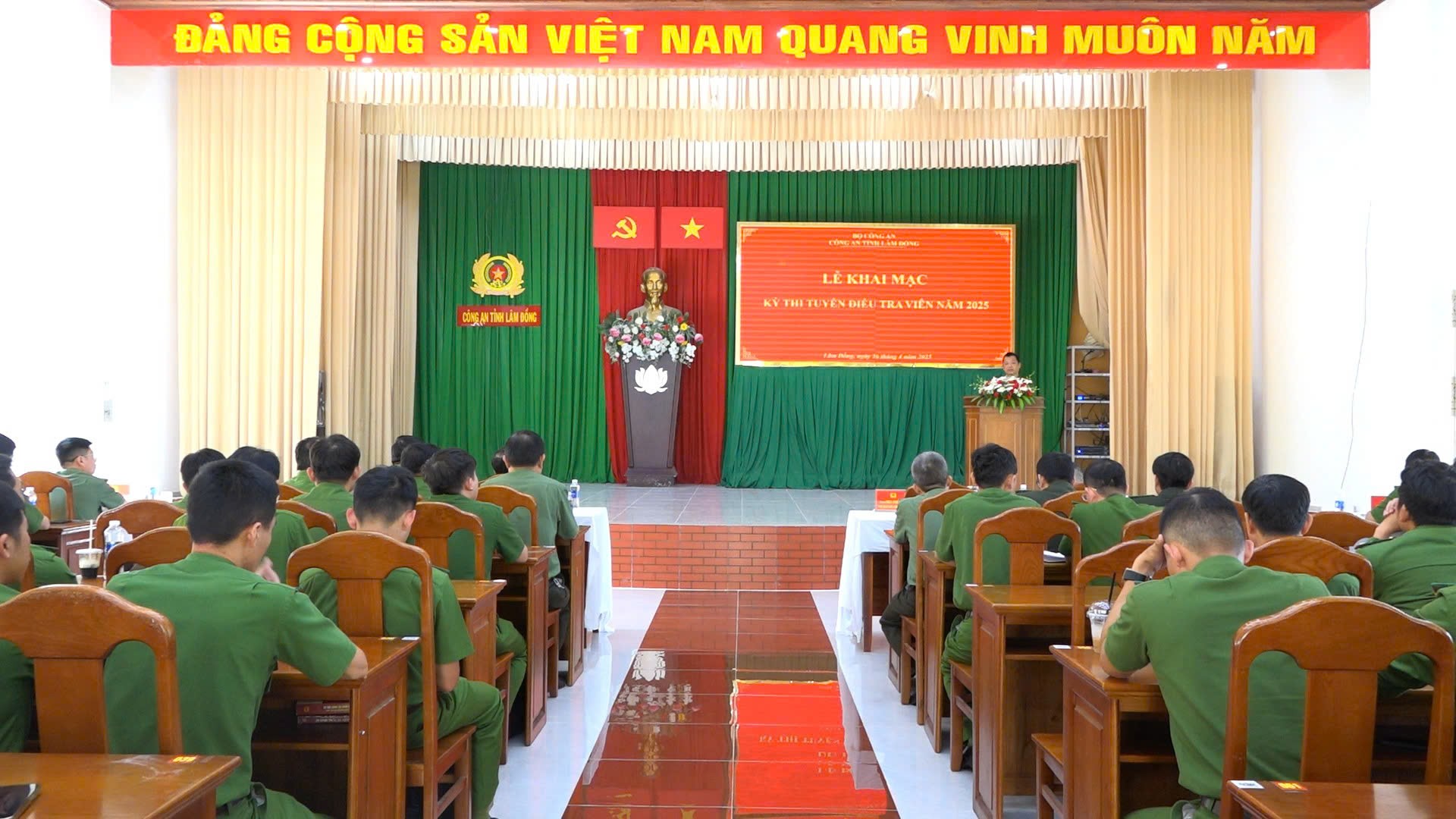 Công an tỉnh Lâm Đồng tổ chức kỳ thi tuyển điều tra viên năm 2025