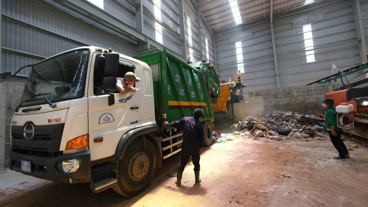 Nhà máy xử lý chất thải rắn Liên Đầm đi vào hoạt động