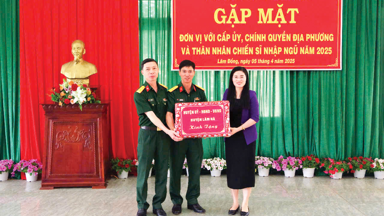 Lâm Hà: Công tác tuyển quân đạt nhiều kết quả