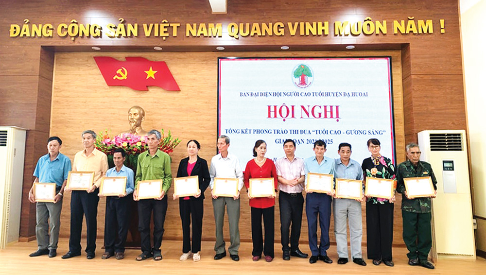 Đạ Huoai: Sôi nổi Phong trào “Tuổi cao - Gương sáng”