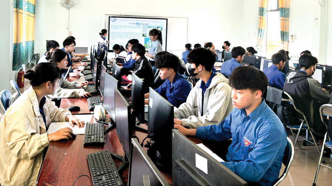 Sức sống ở một mái trường vùng xa