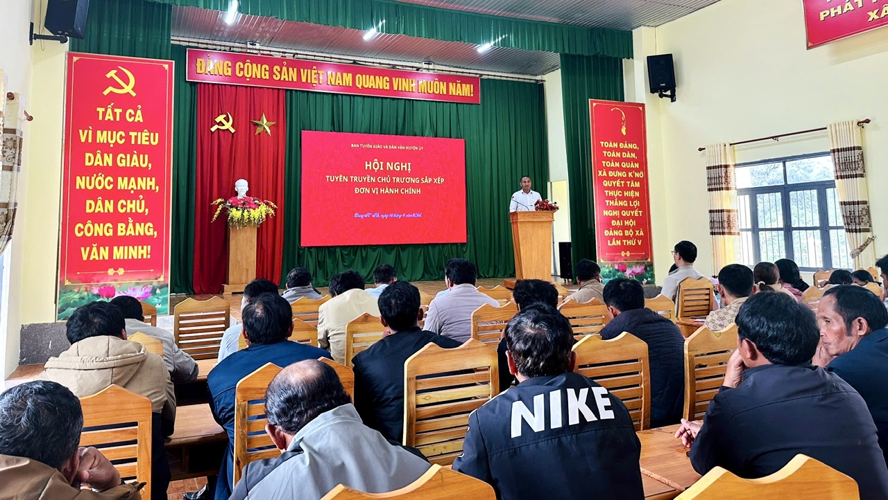 Lạc Dương: Lấy ý kiến cử tri về Đề án sắp xếp đơn vị hành chính cấp tỉnh, cấp xã