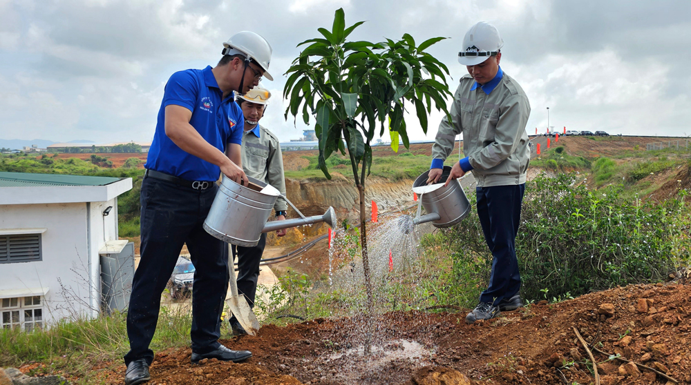 Công ty Nhôm Lâm Đồng phát động trồng cây Đời đời nhớ ơn Bác Hồ