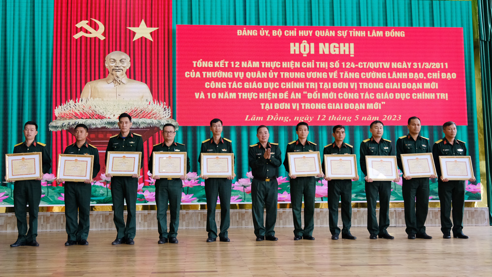 Bộ CHQS tỉnh tổng kết 12 năm thực hiện Chỉ thị 124