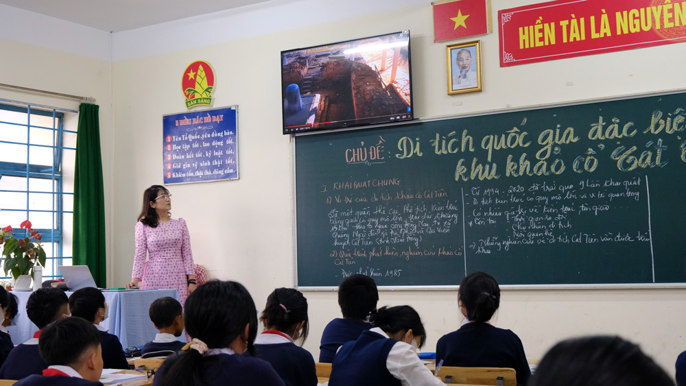 Học sinh hào hứng với chương trình giáo dục địa phương