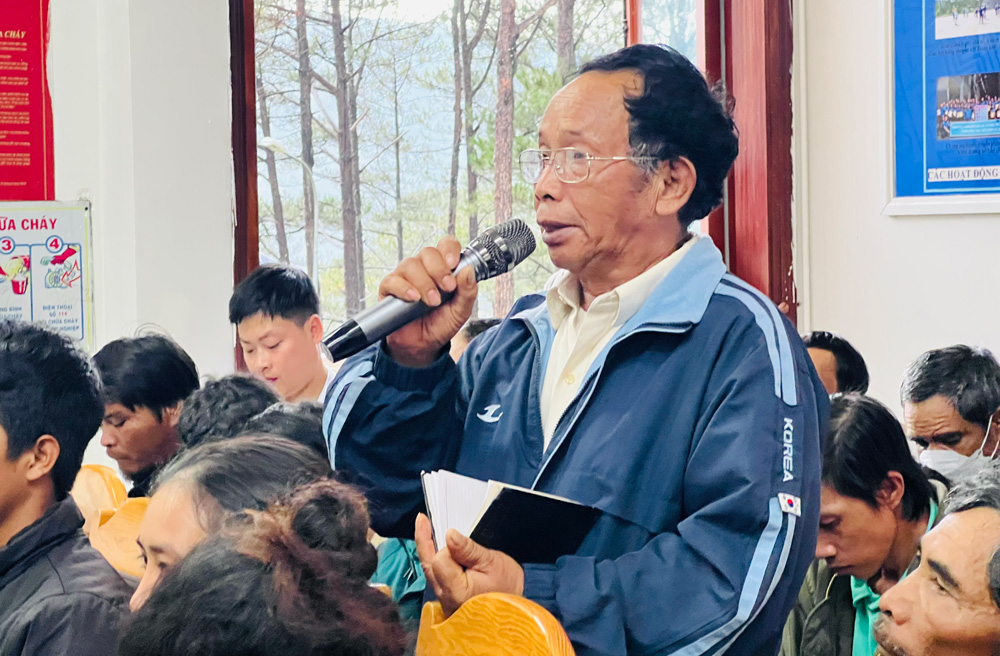 Trưởng Ban Nội chính Trung ương tiếp xúc cử tri Lạc Dương trước kỳ họp thứ 5, Quốc hội khoá XV