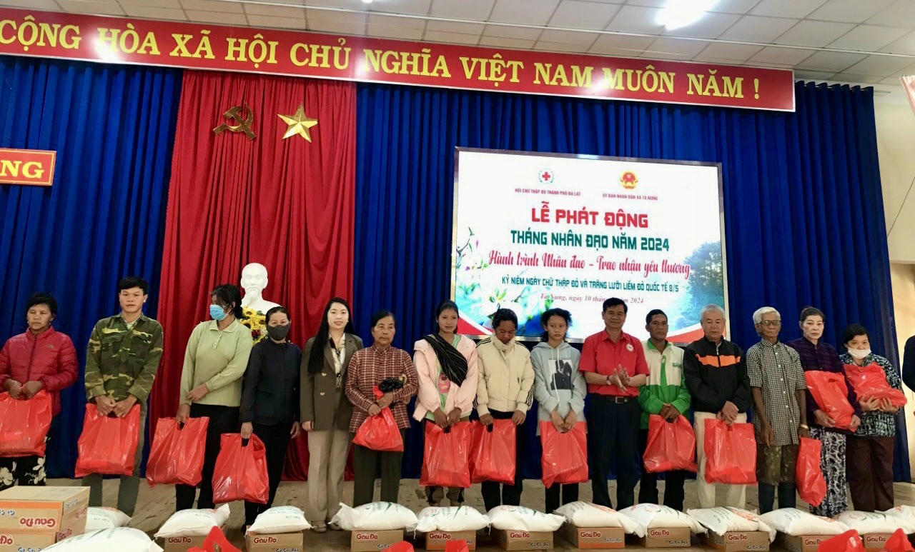 Hội Chữ thập đỏ Đà Lạt phấn đấu trợ giúp ít nhất 1.200 lượt người trong Tháng Nhân đạo