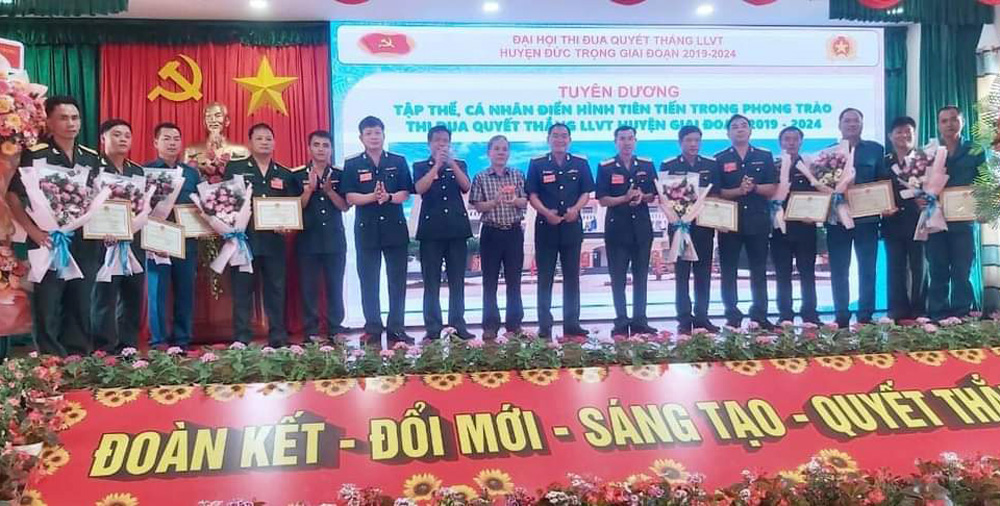 Đại hội Thi đua quyết thắng lực lượng vũ trang huyện Đức Trọng giai đoạn 2019-2024