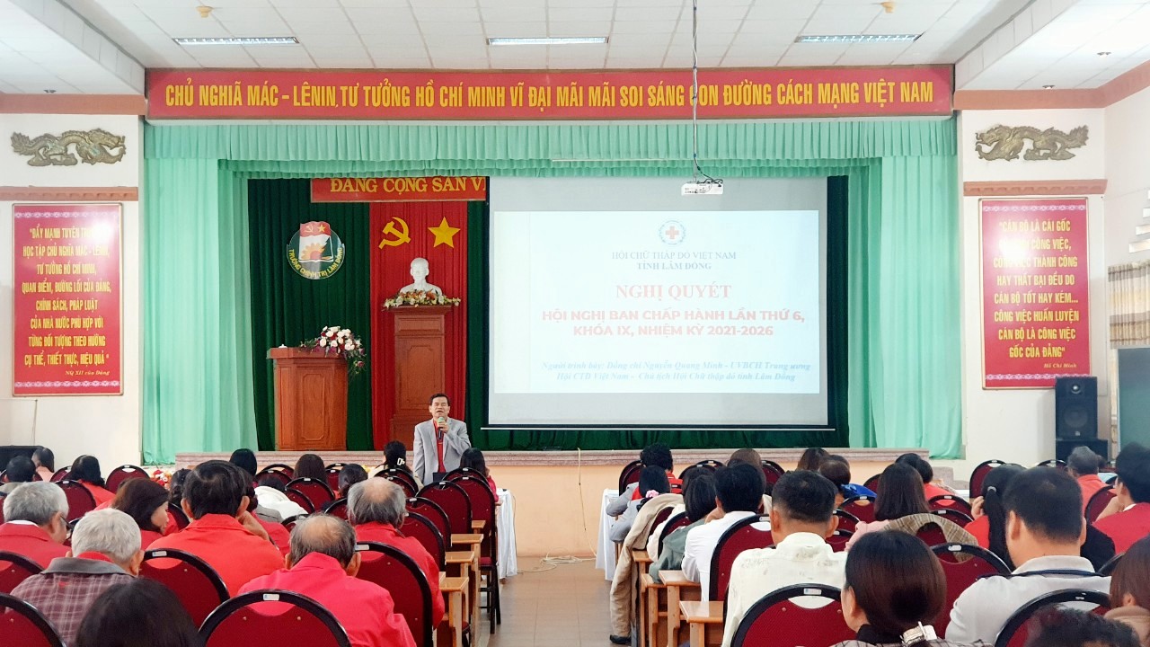 Bồi dưỡng nghiệp vụ công tác chữ thập đỏ