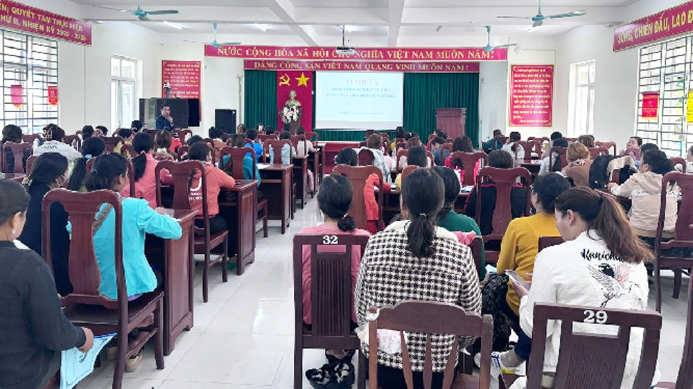 Tập huấn, bồi dưỡng nghiệp vụ cộng tác viên dân số trong vùng đồng bào dân tộc thiểu số - miền núi