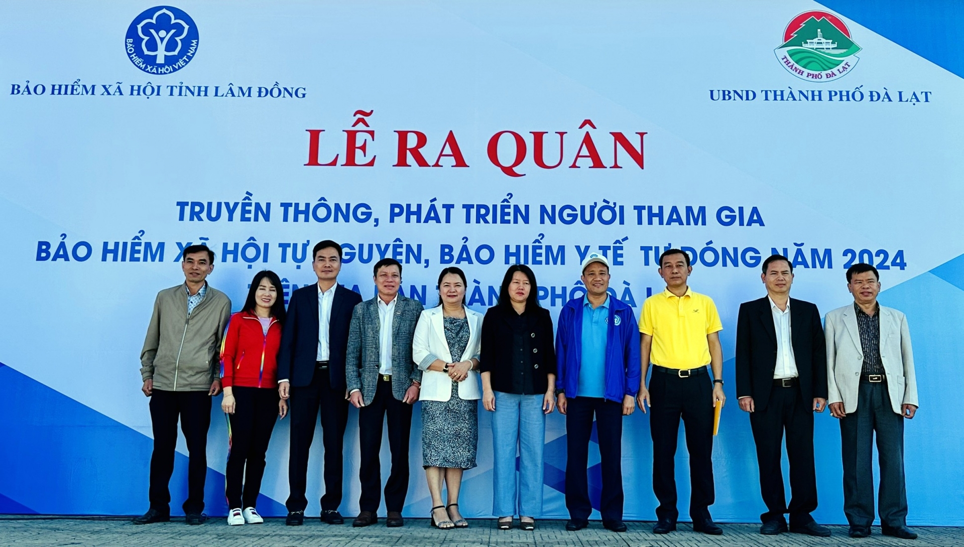 Đà Lạt ra quân tuyên truyền, phát triển người tham gia BHXH tự nguyện, BHYT hộ gia đình