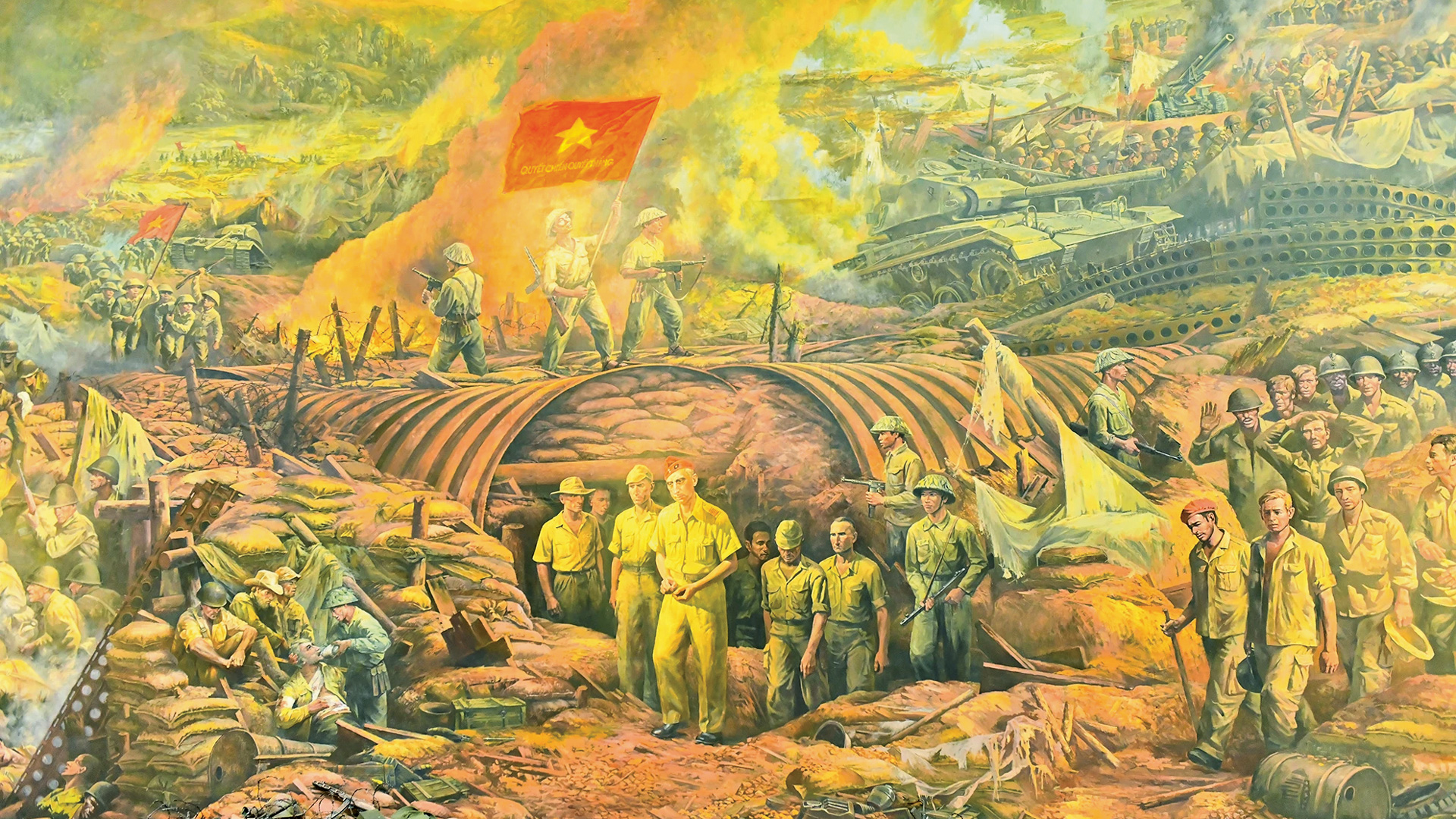 KỶ NIỆM 70 NĂM CHIẾN THẮNG ĐIỆN BIÊN PHỦ (7/5/1954 - 7/5/2024): Ðiện Biên Phủ oai hùng