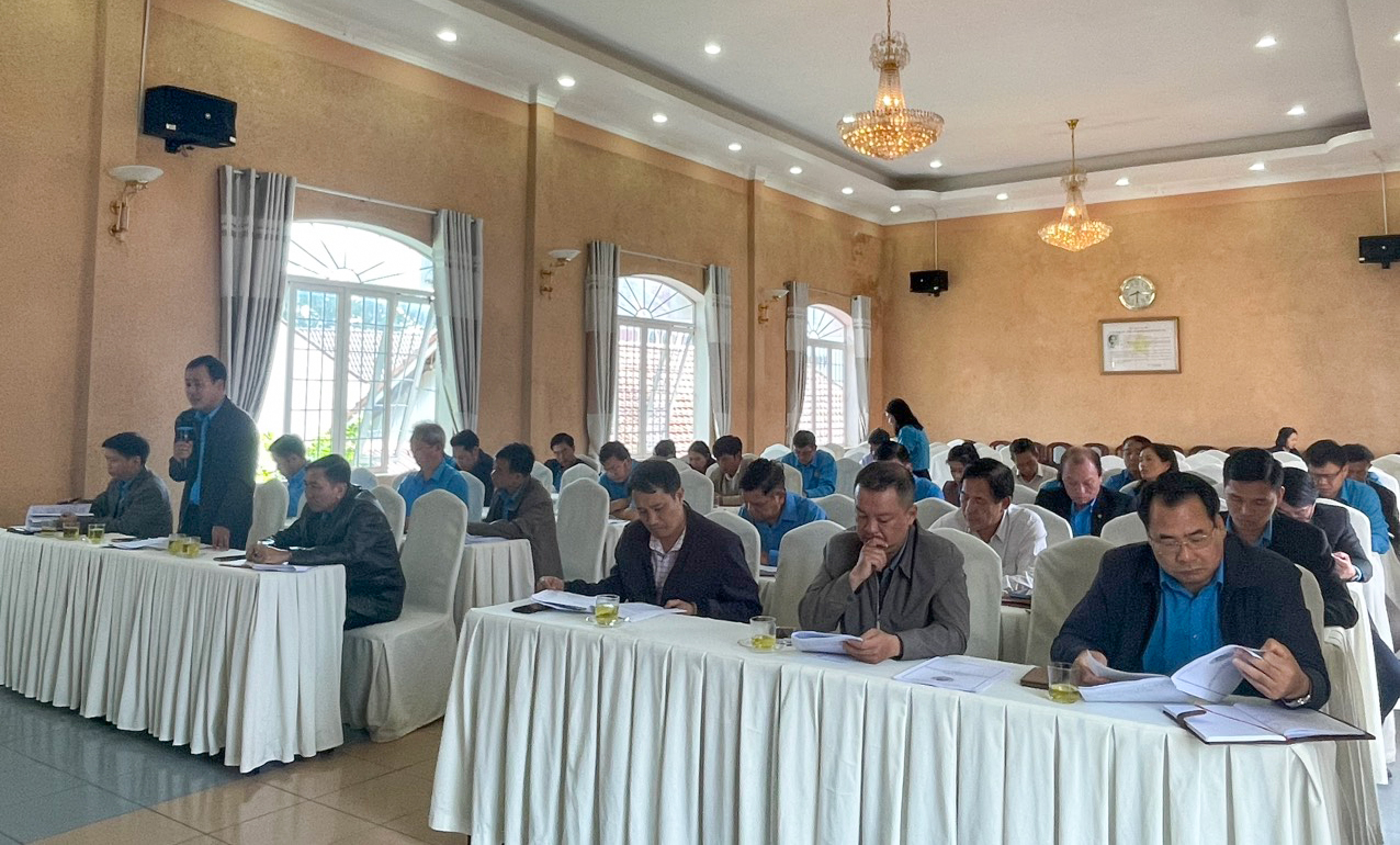 Tổng kết công tác phát triển đoàn viên, thành lập Công đoàn cơ sở và Tháng Công nhân năm 2024