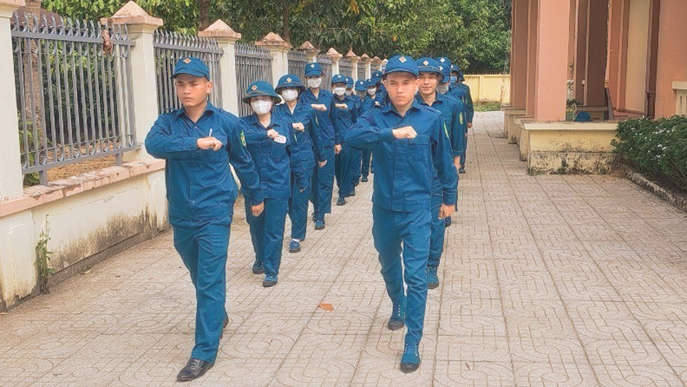 Thực hiện tốt công tác quân sự, quốc phòng địa phương
