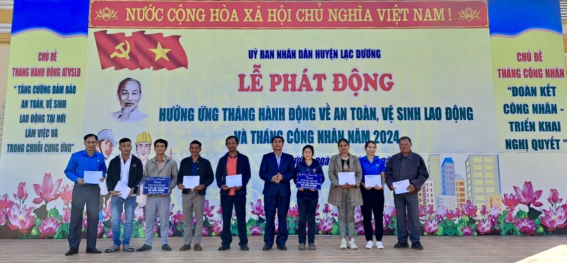 Lạc Dương: Phát động Tháng hành động về an toàn vệ sinh lao động và Tháng Công nhân năm 2024