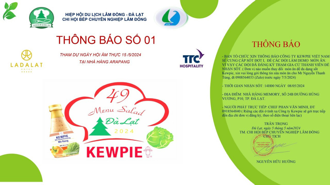 Những món rau trộn đẹp mắt sẽ làm nên Ngày hội Ẩm thực