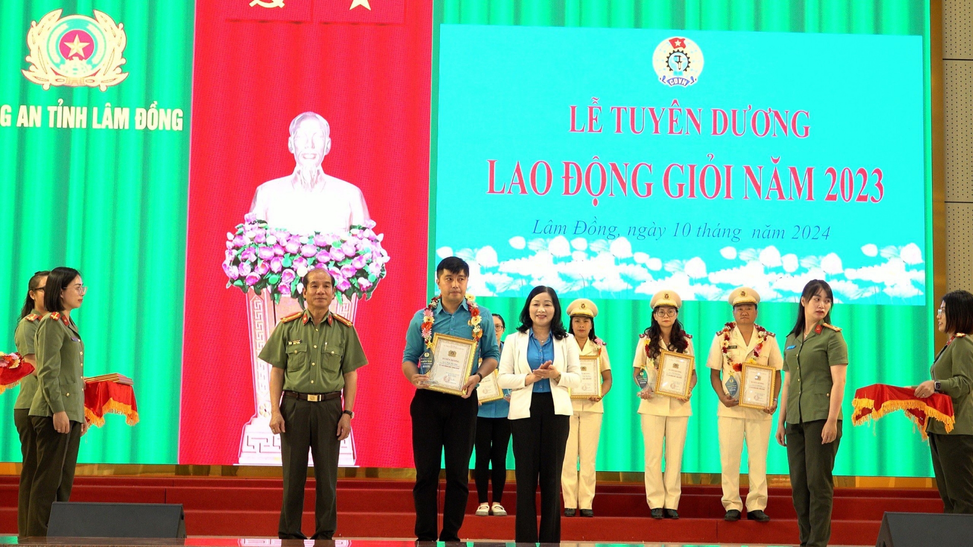 Công an Lâm Đồng hưởng ứng Tháng Công nhân
