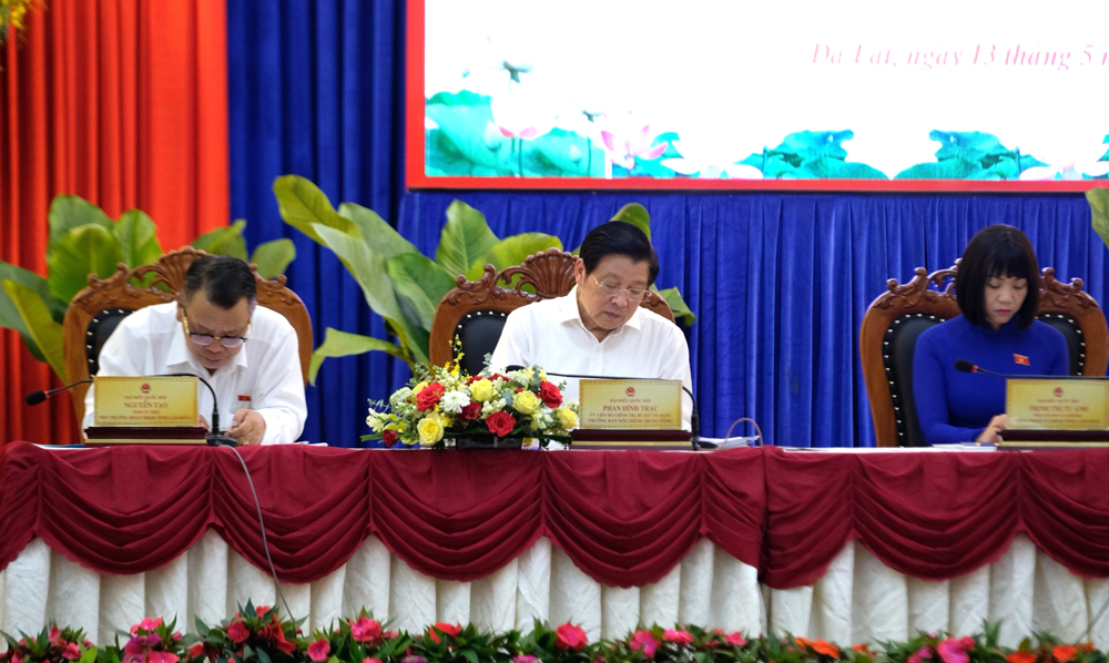 Trưởng Ban Nội chính Trung ương tiếp xúc cử tri TP Đà Lạt