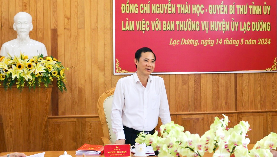Lạc Dương cần quyết tâm cao, tạo bứt phá, đổi mới trong triển khai thực hiện nhiệm vụ
