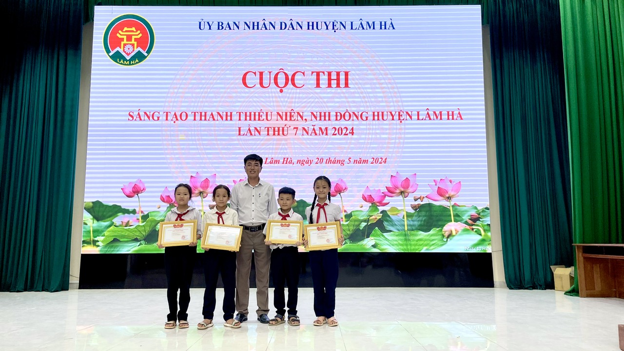 Lâm Hà: 76 sản phẩm tham gia Cuộc thi sáng tạo Thanh thiếu niên, nhi đồng