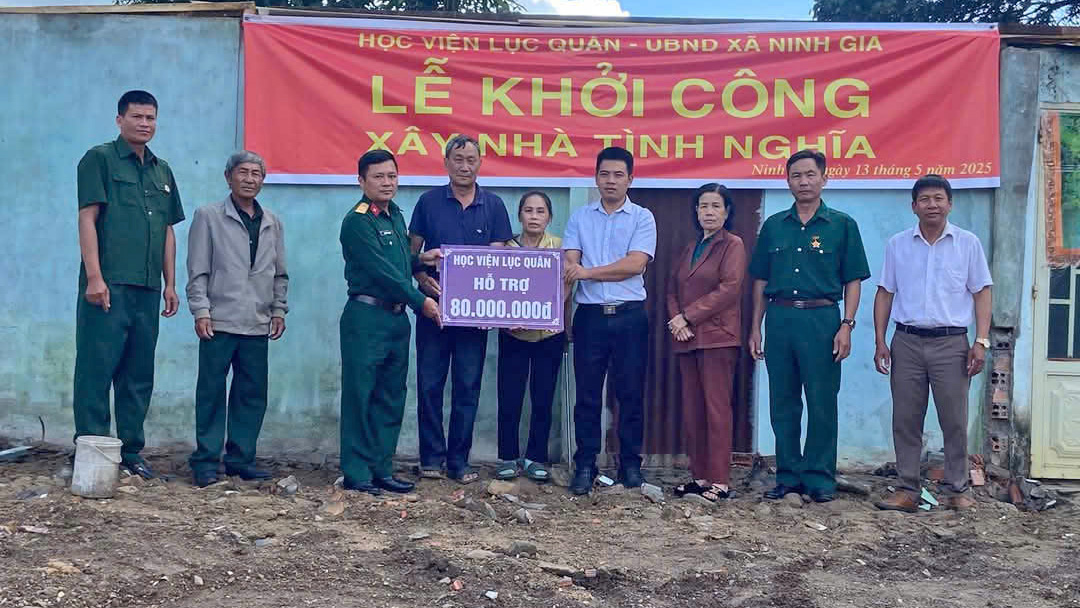 Đức Trọng: Khởi công xây nhà cho cựu chiến binh có hoàn cảnh khó khăn