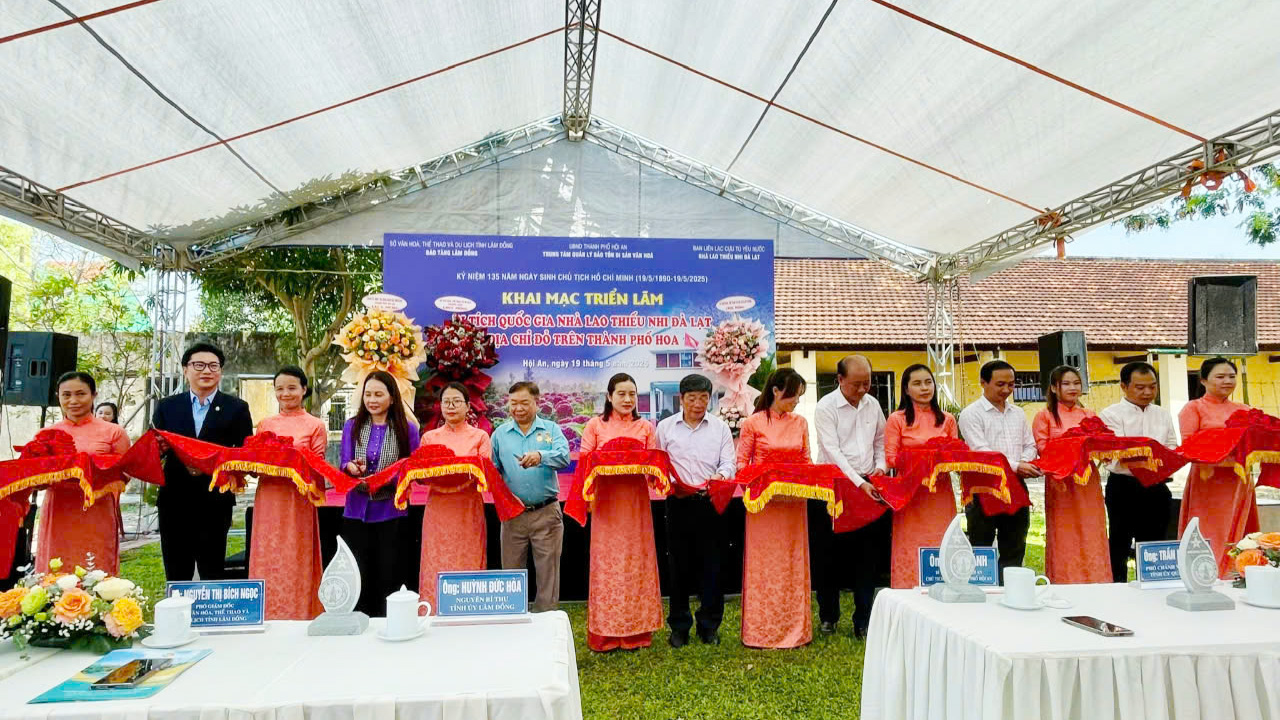 Khai mạc triển lãm Di tích Quốc gia Nhà lao Thiếu nhi Đà Lạt tại Quảng Nam